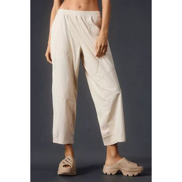 Daily Practice by Anthropologie Straight-Leg Ankle Pants Wide Leg XS 273291
